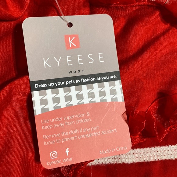 Holiday JOY dog dress tutu large - Picture 4 of 10